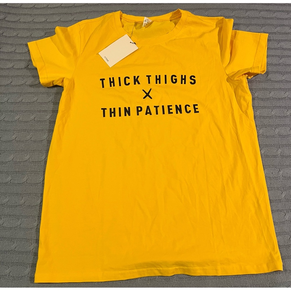 Yellow Graphic T-Shirt- L (NWT)